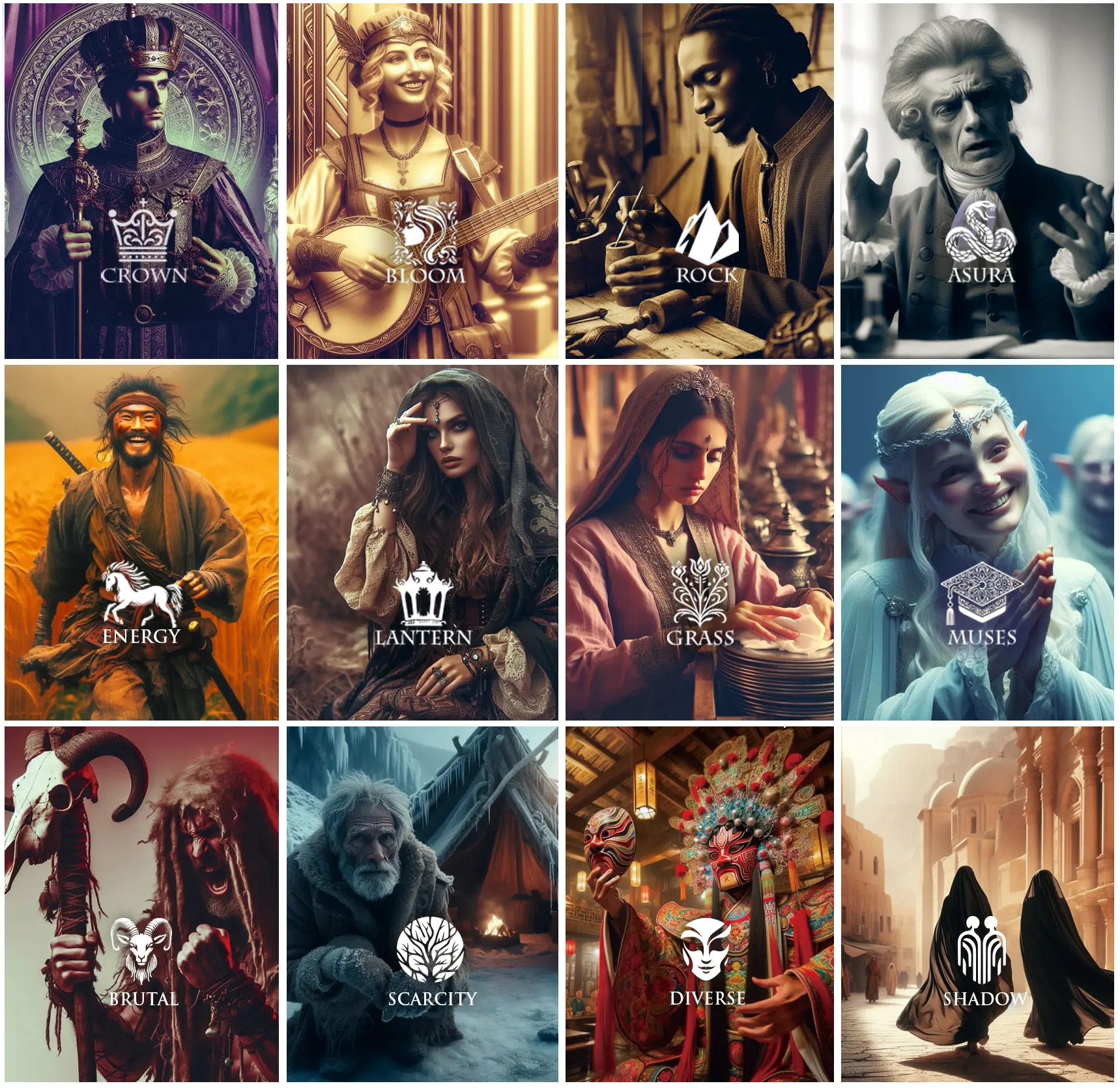 Personality archetypes